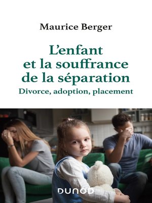 cover image of L'enfant et la souffrance de la séparation